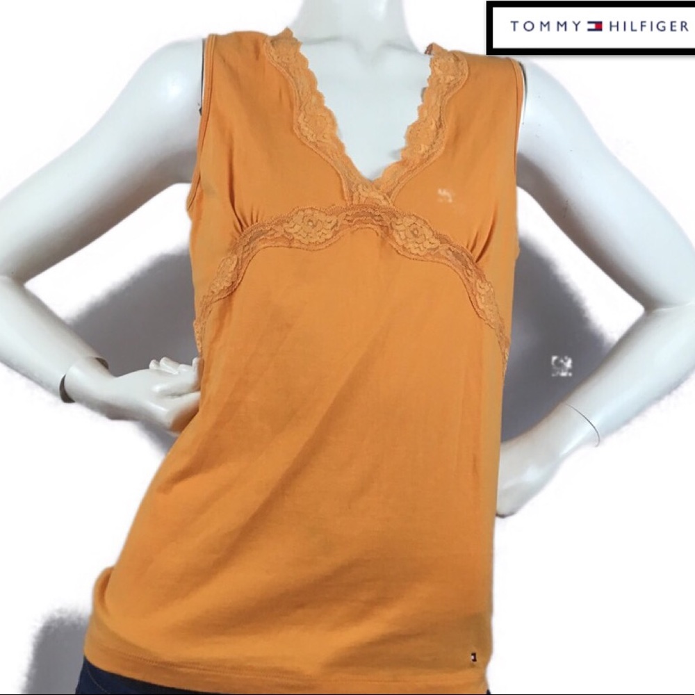 🍭TOMMY HILFIGER Sleeveless mustard tank